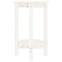 Voir la diapositive 5 : VIDAXL Table basse Blanc Ø 40x60 cm Bois massif de pin