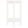Voir la diapositive 5 : VIDAXL Table basse Blanc Ø 40x60 cm Bois massif de pin