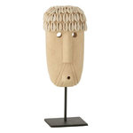 Paris Prix Statuette Masque Coquillage  Julien  23cm Naturel