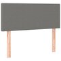 Voir la diapositive 2 : VIDAXL Tete de lit Gris fonce 100x5x78/88 cm Tissu