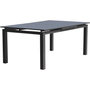 Voir la diapositive 1 : DCB GARDEN Table de jardin rectangulaire extensible - Gris anthracite - Aluminium - 10 personnes - 180/240 x 100 cm - MIAMI - DCB GARDEN