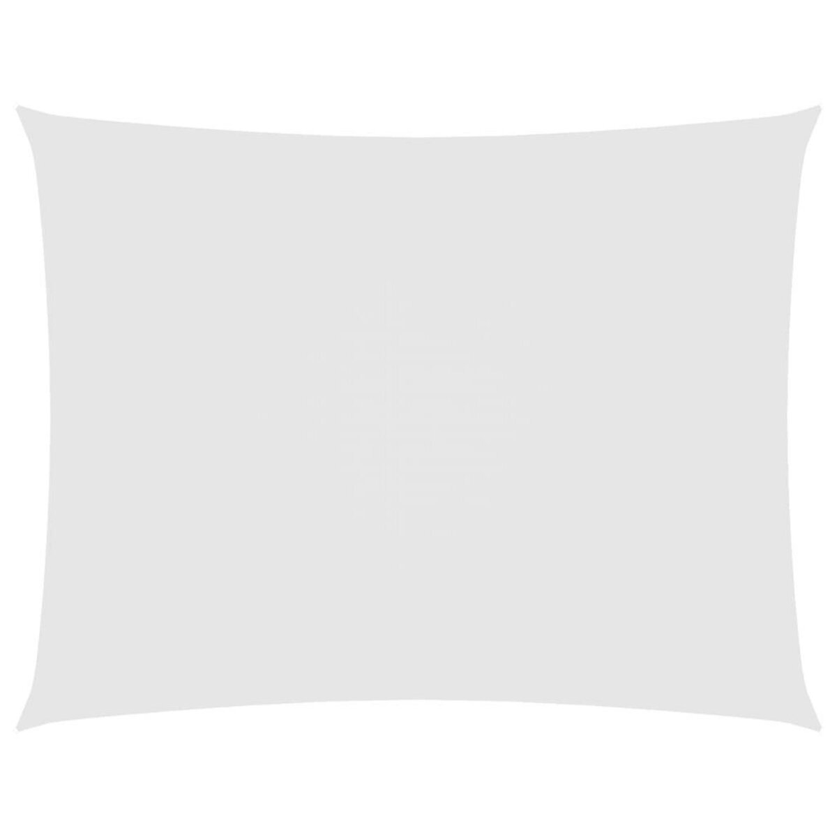 VIDAXL Voile de parasol Tissu Oxford rectangulaire 5x7 m Blanc
