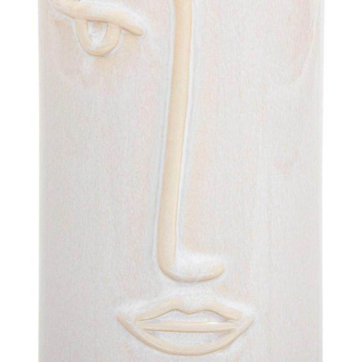 ATMOSPHERA Vase Déco Visage  Soleya  25cm Blanc