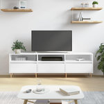 VIDAXL Meuble TV blanc 150x30x44,5 cm bois d'ingenierie