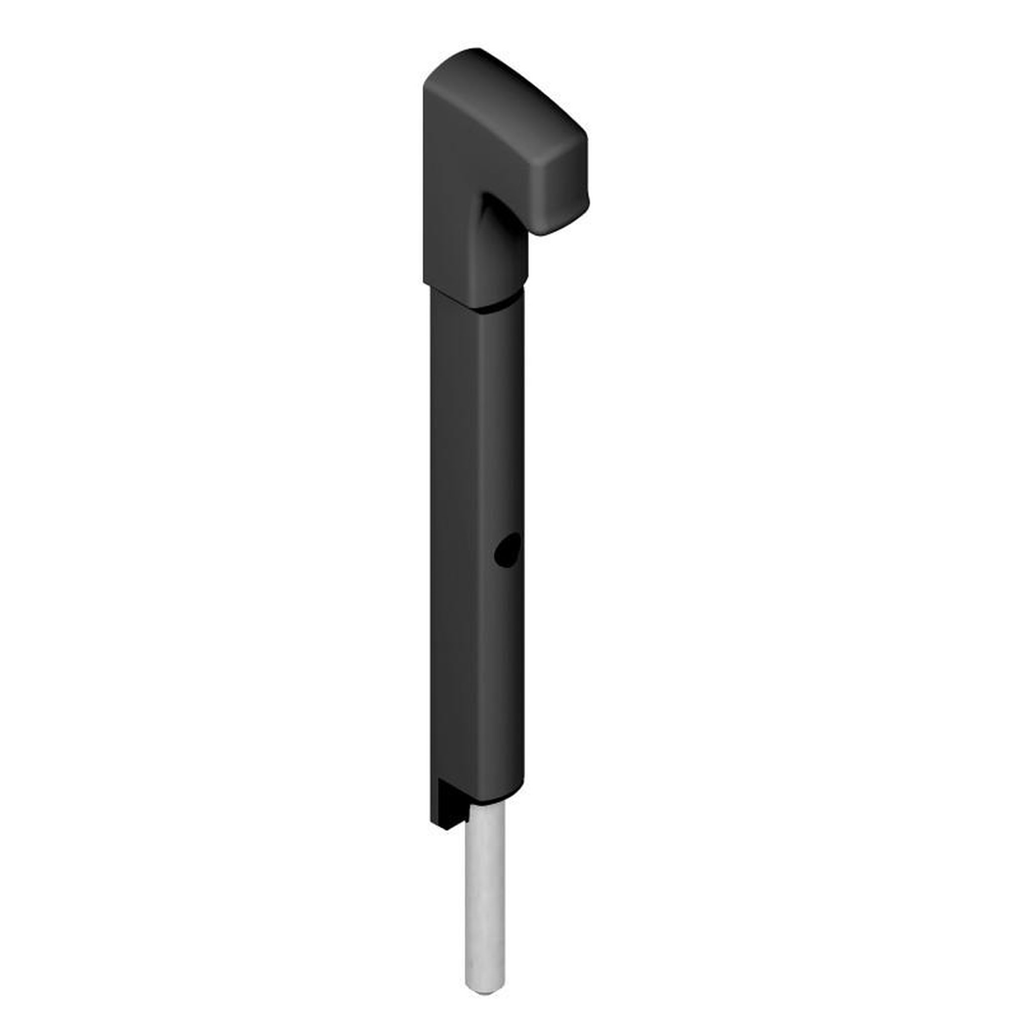 LA CROISEE DS Verrou en applique DANAOS tige inox L 281mm noir RAL9005 LA CROISEE DS DS6368 013