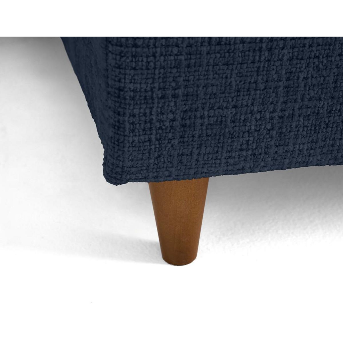 LISA DESIGN Anna - canapé panoramique d'angle droit 7 places convertible avec coffre en velours texturé