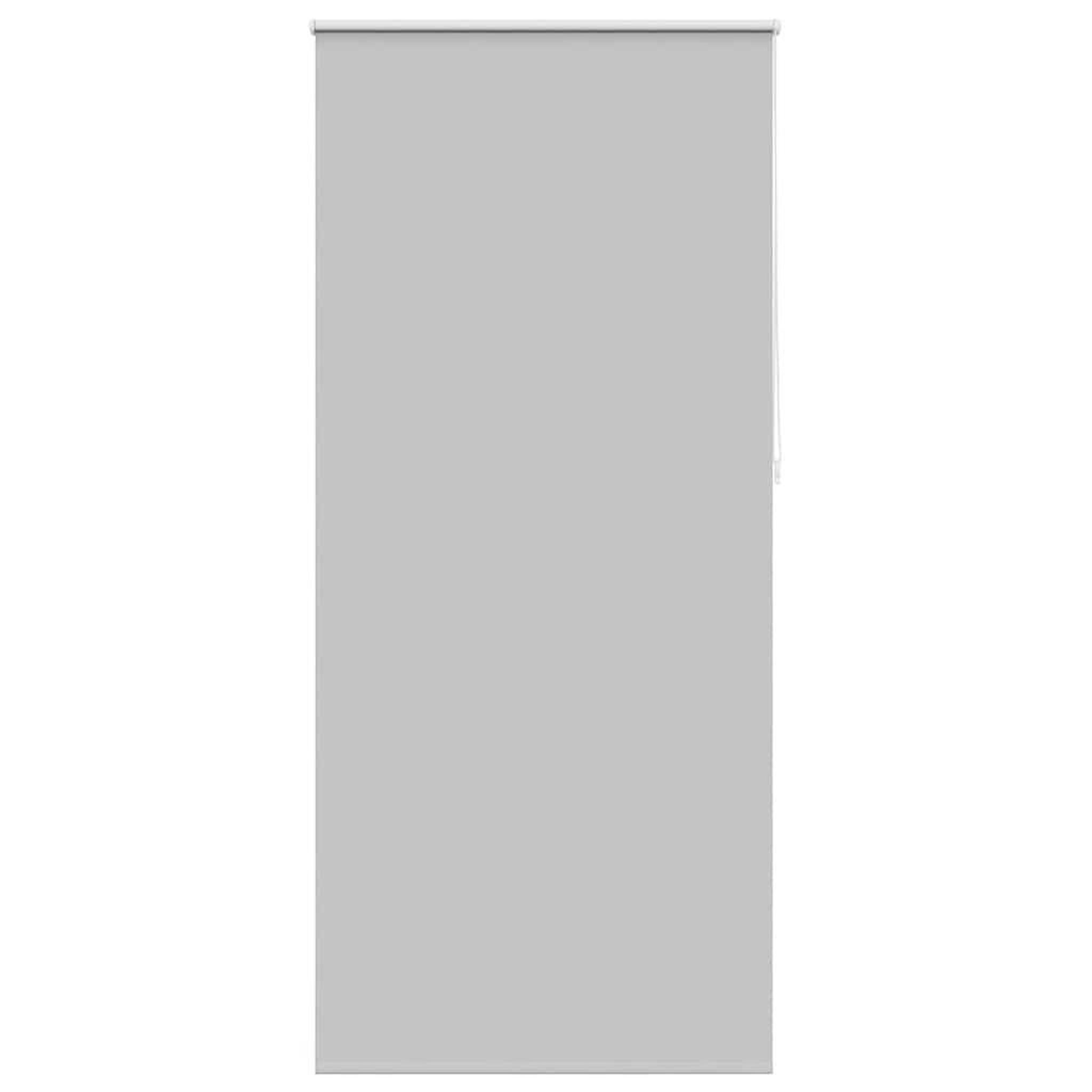 VIDAXL Store enrouleur occultant 84,4 x 230 cm, largeur du tissu 80 cm, gris