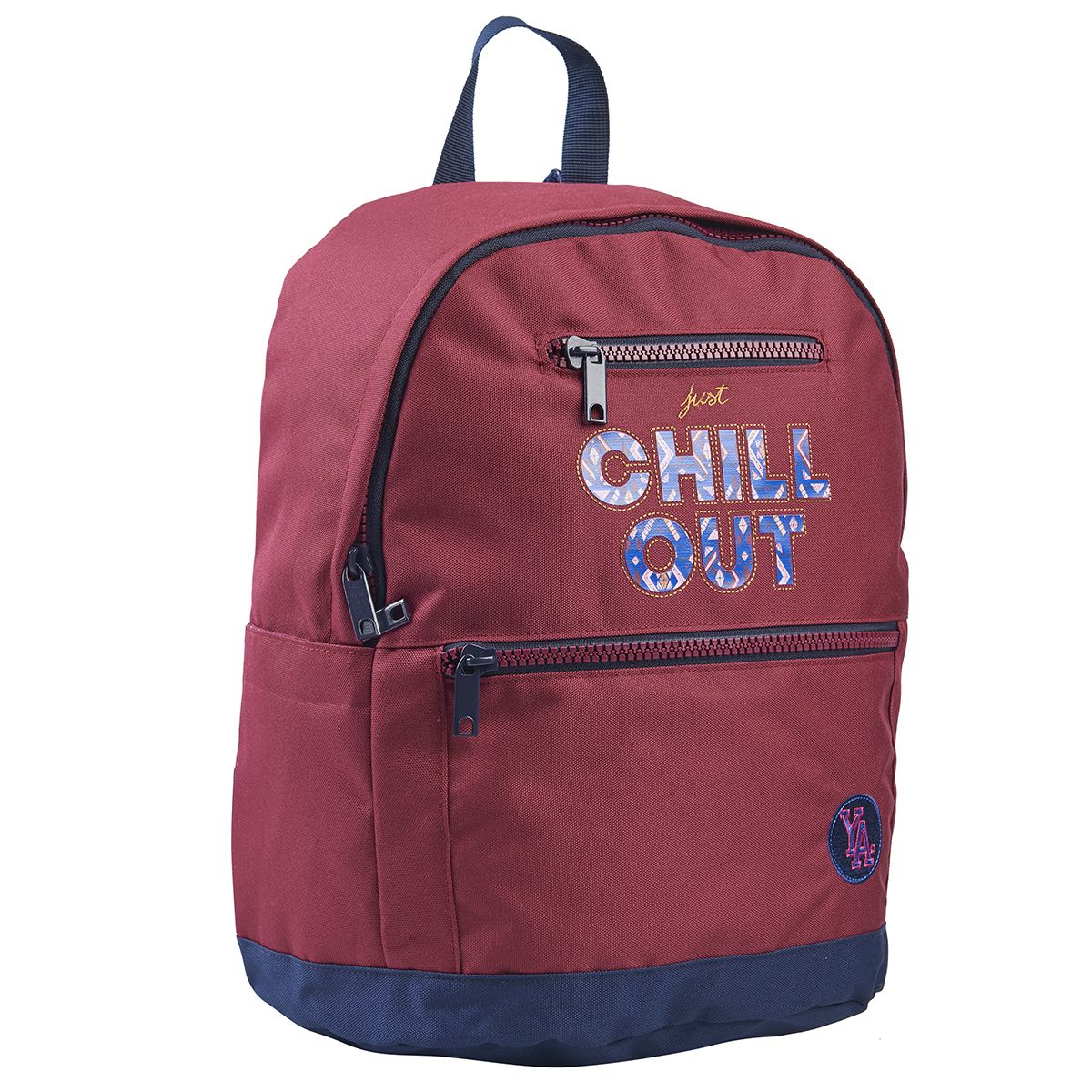 YOUNG'S ATTITUDE Sac à dos rouge avec compartiment pour ordinateur Chill Out