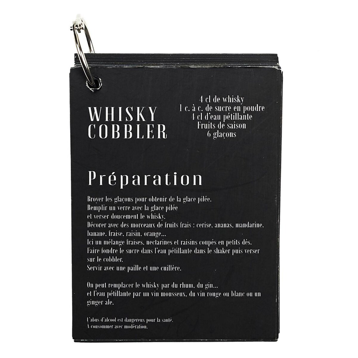 TOILINUX Coffret 5 accessoires à cocktail et 50 recettes - en acier inoxydable