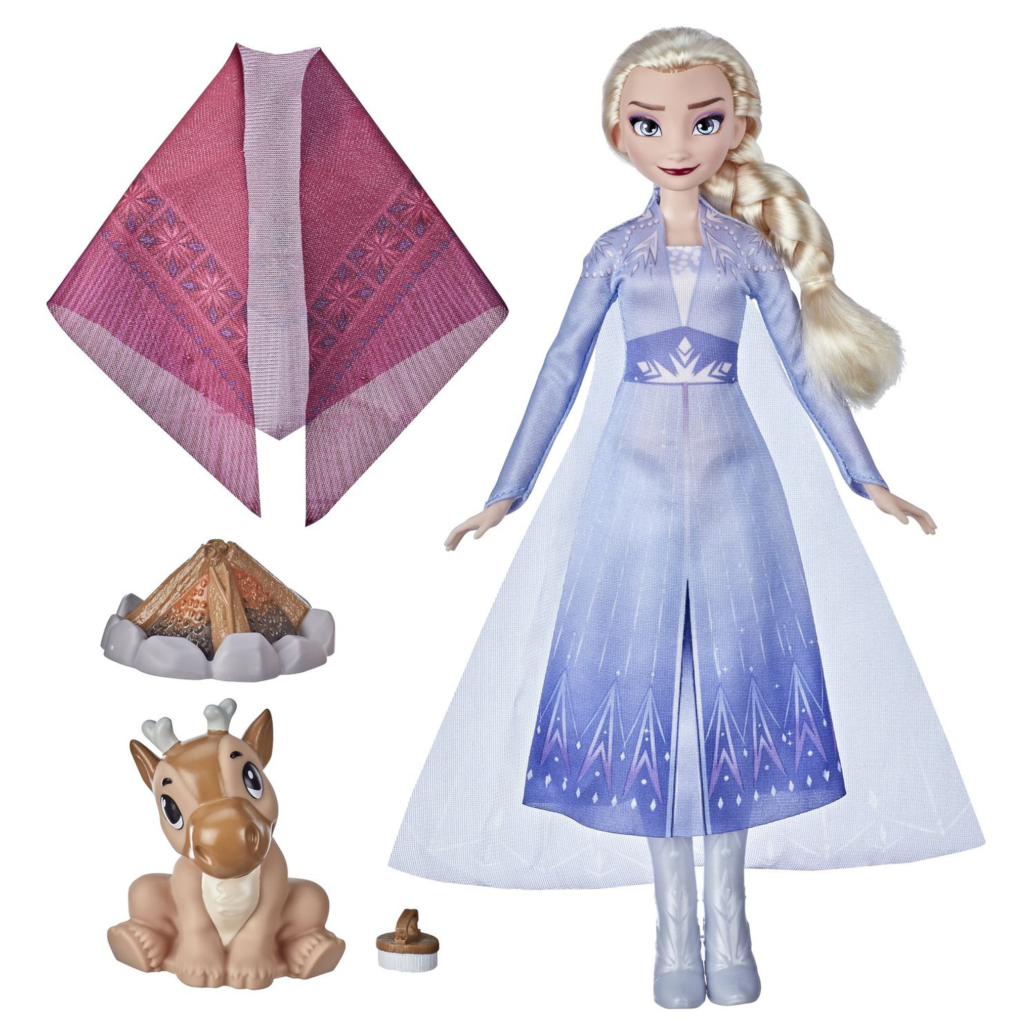 Voir la diapositive 1 : HASBRO Disney Frozen II - Feu de camp avec Elsa