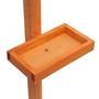 Voir la diapositive 4 : HOMCOM Mangeoire sur pied nichoir a plateau station a oiseaux bois pour exterieur 150cm