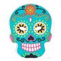 Voir la diapositive 2 : Graine créative 60 masques plats en carton à colorier - Calavera mexicaine