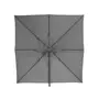 HESPERIDE Parasol déporté et inclinable carré ardoise Elea - 3 x 3 m - Hespéride