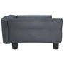 Voir la diapositive 4 : VIDAXL Lit pour chien gris fonce 95x55x30 cm velours