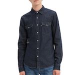 Levi's Chemise Bleu Brut Homme  evi's Classic Western. Coloris disponibles : Bleu