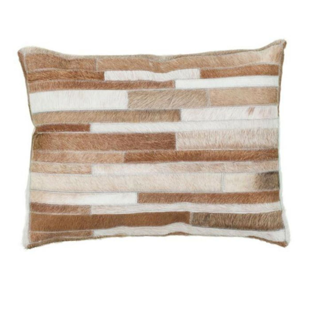 Paris Prix Coussin Déco en Cuir  Lavish  40x60cm Crème