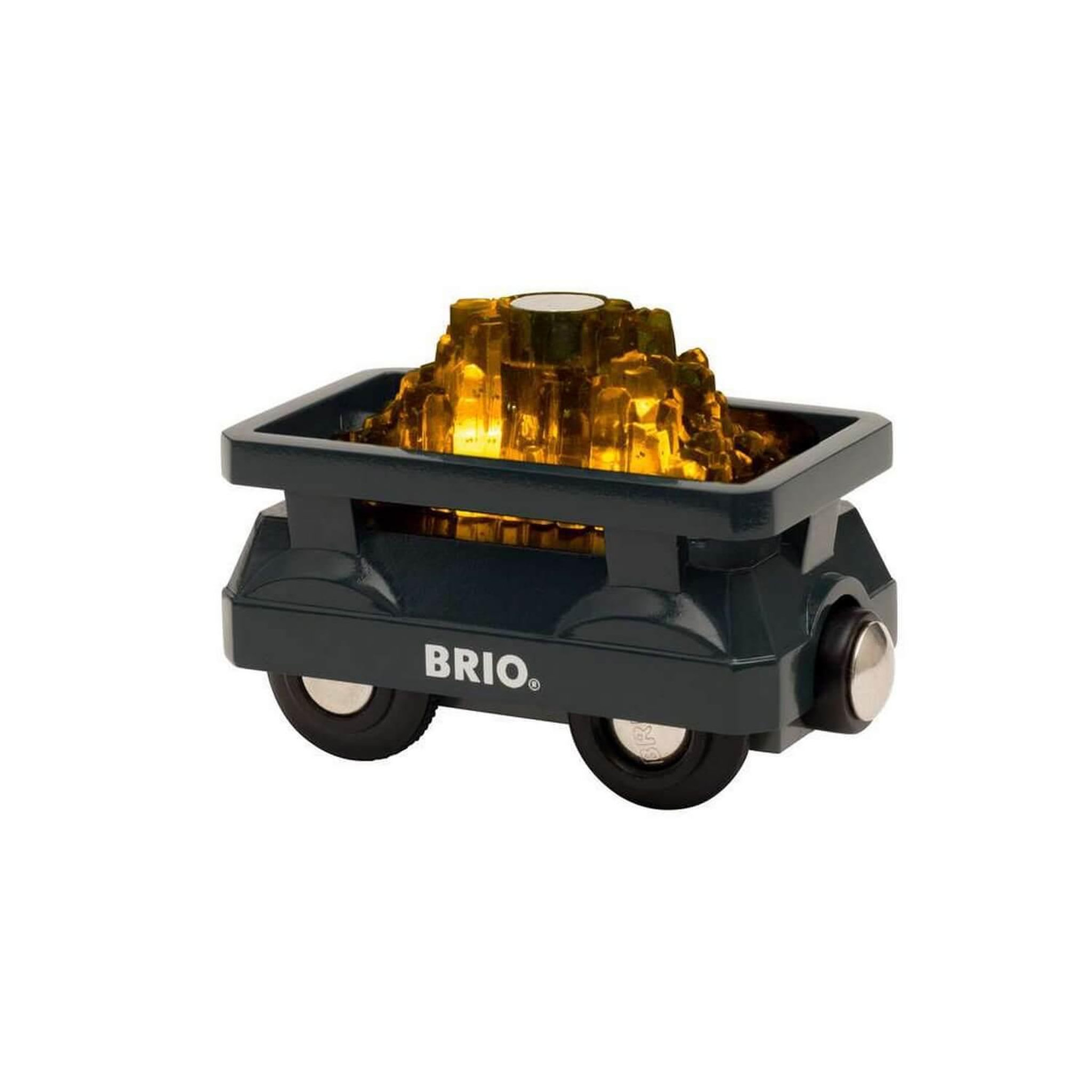 Voir la diapositive 1 : Brio Wagon Lumineux Charge d'Or