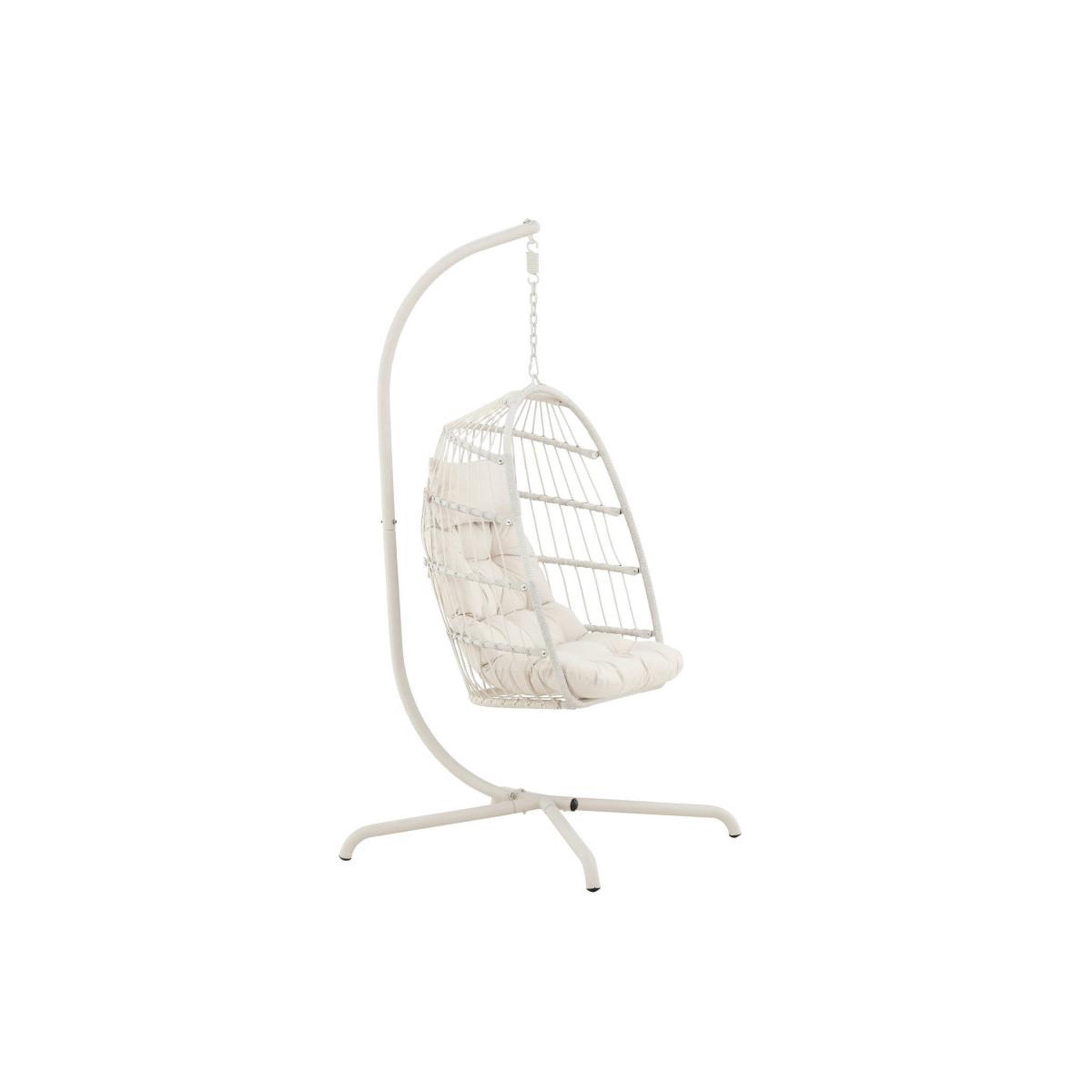 Voir la diapositive 3 : Paris Prix Fauteuil suspendu  trezza  198cm beige