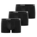 FREEGUN Lot de 3 boxers homme Frgn. Coloris disponibles : Noir