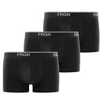 FREEGUN Lot de 3 boxers homme Frgn. Coloris disponibles : Noir
