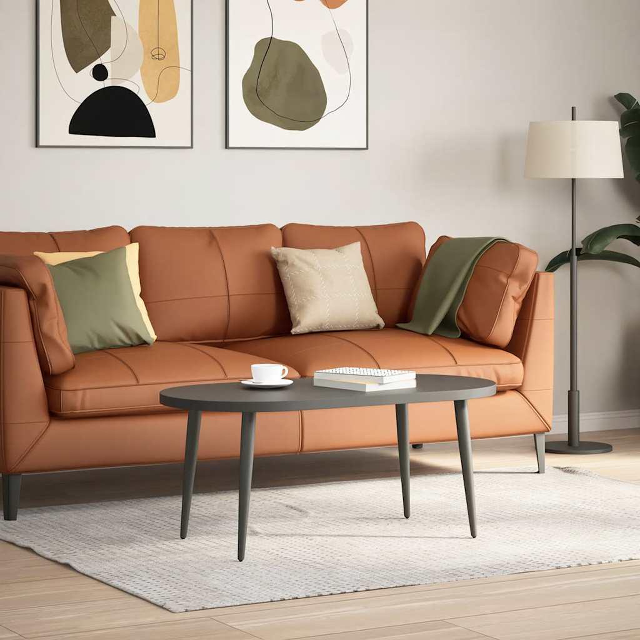 Voir la diapositive 2 : VIDAXL Pieds de table basse forme conique 4 pcs anthracite 42-43 cm