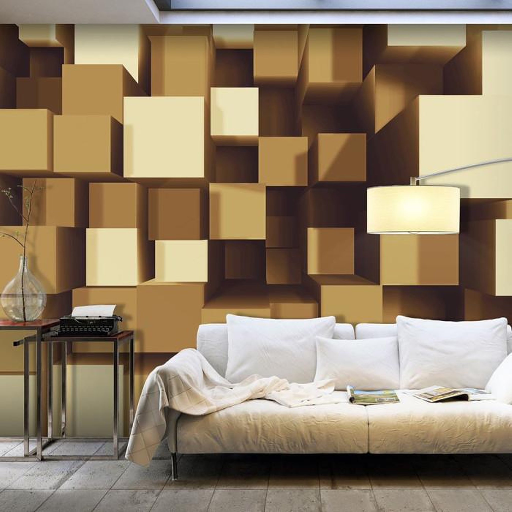 Paris Prix Papier Peint  Geometrical Harmony. Coloris disponibles : Multicolore