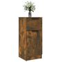 Voir la diapositive 4 : VIDAXL Buffet Chene fume 30x30x70 cm Bois d'ingenierie