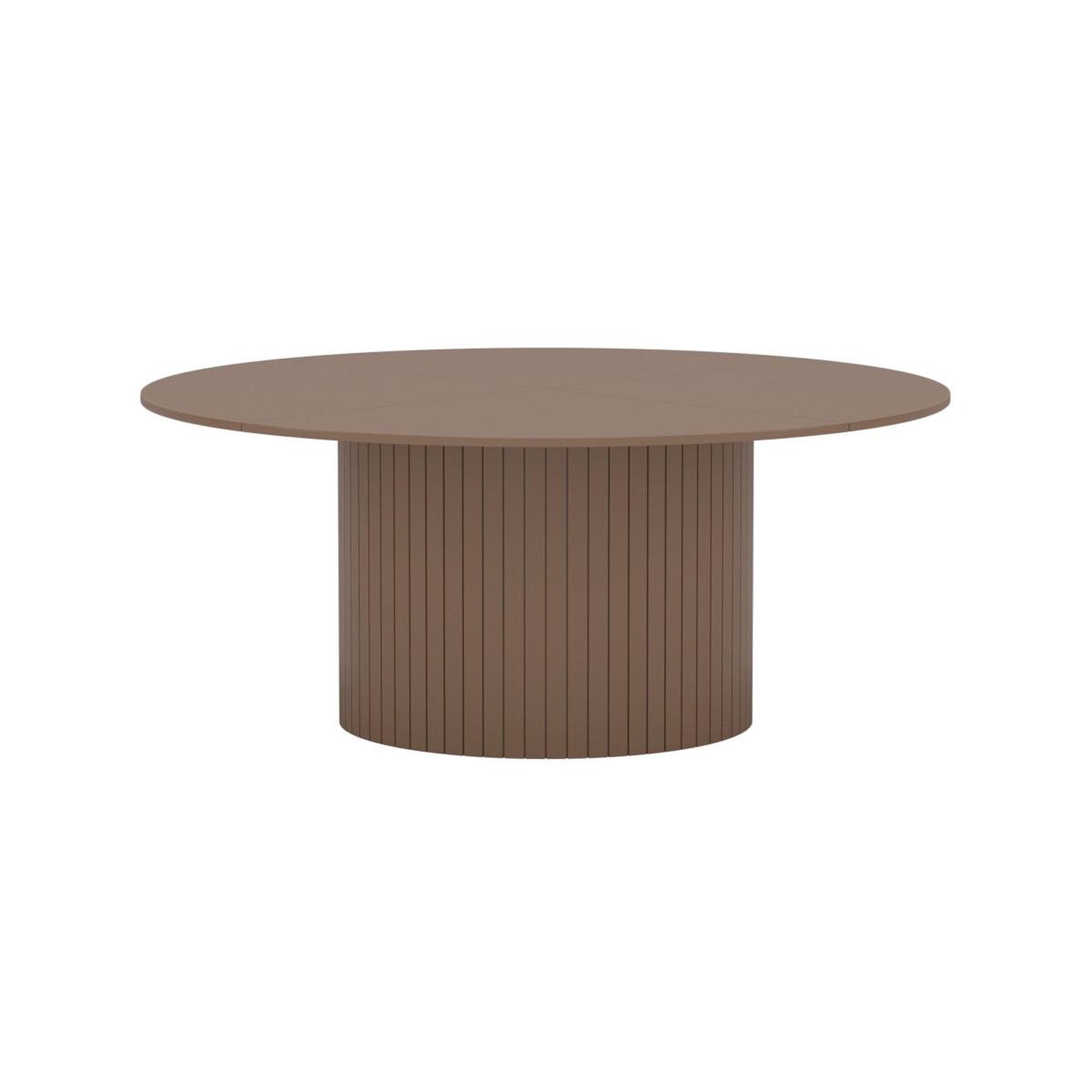 Voir la diapositive 2 : Paris Prix Table à manger ronde  härön  180cm marron