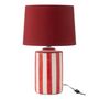 Voir la diapositive 1 : Paris Prix Lampe à Poser en Porcelaine  Listra  63cm Rouge