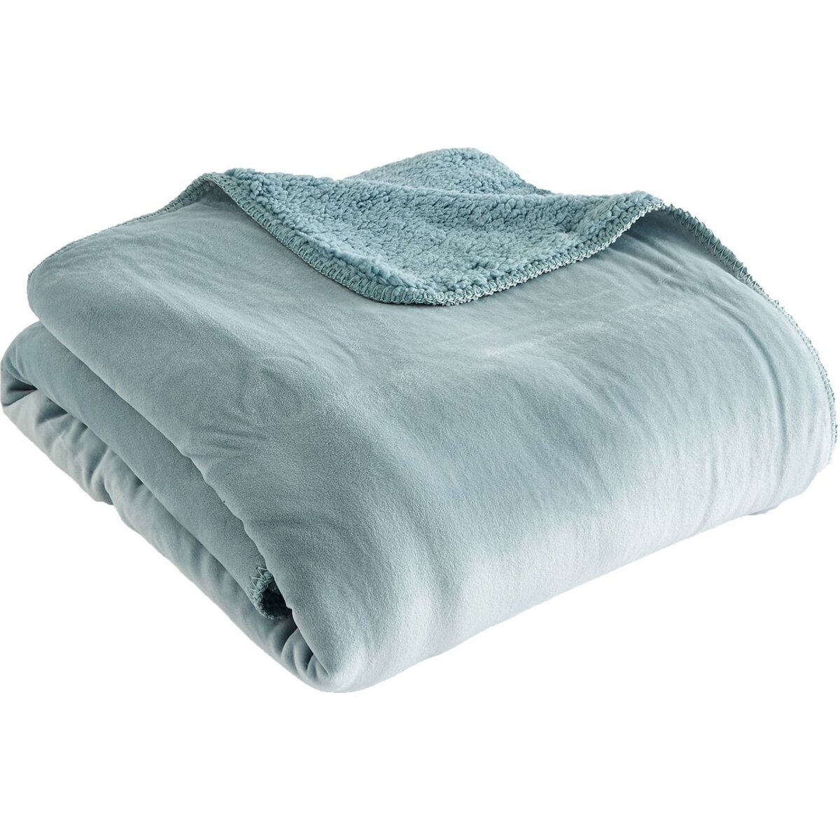 ACTUEL Plaid brillant uni en polyester 