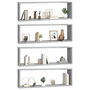 Voir la diapositive 4 : VIDAXL Etageres murales cubiques 4 pcs Sonoma gris 80x15x26,5 cm