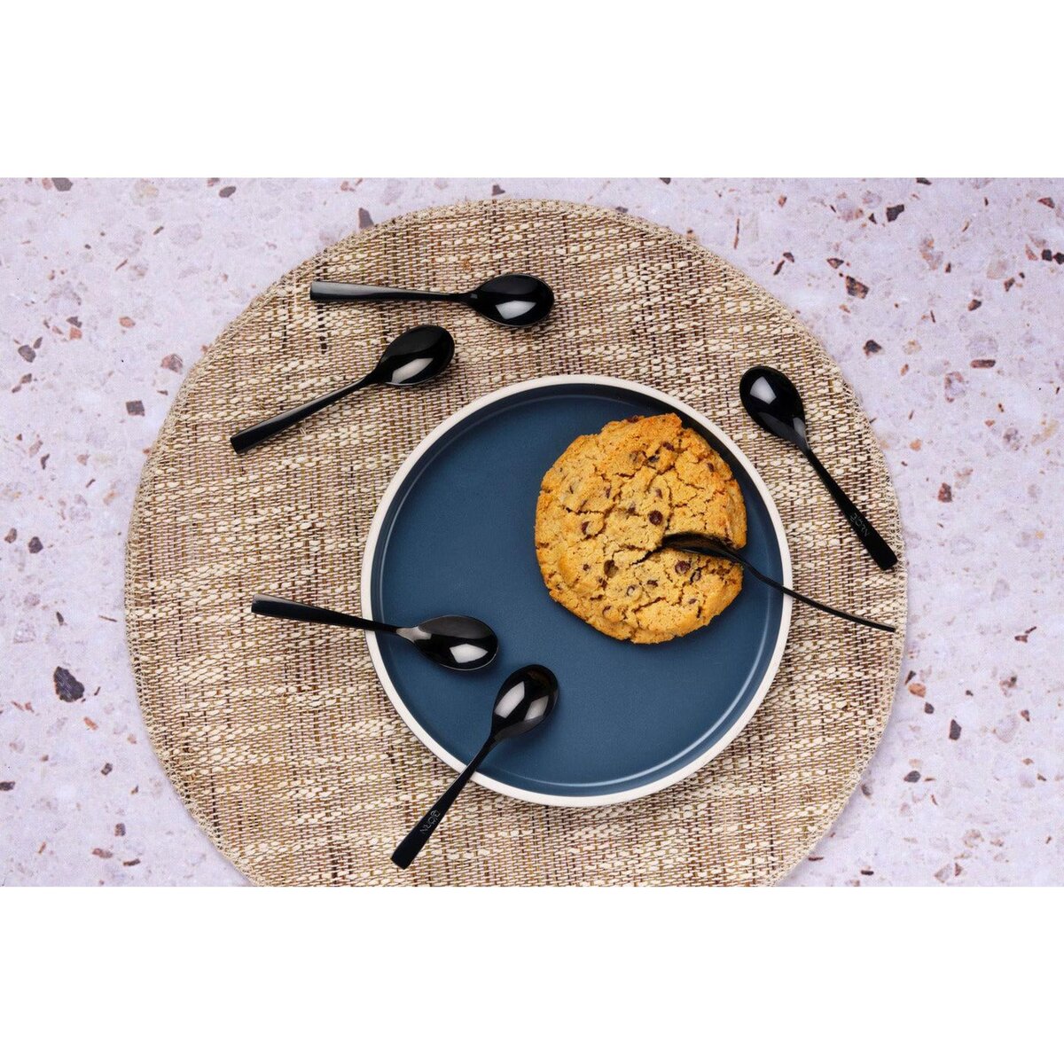 BJORN Coffret 6 petites cuillères OGLU - Black