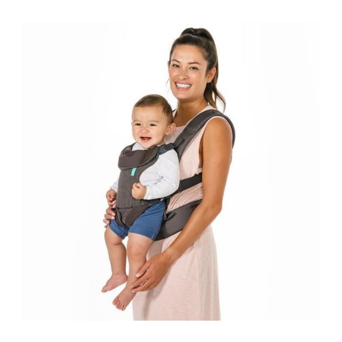 INFANTINO Porte bébé Flip ergonomique 4 en 1 gris - INFANTINO - Flip ergonomique 4 en 1 - Polyester - De 3,6 a 14,5 kg