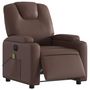 Voir la diapositive 3 : VIDAXL Fauteuil de massage inclinable electrique marron similicuir