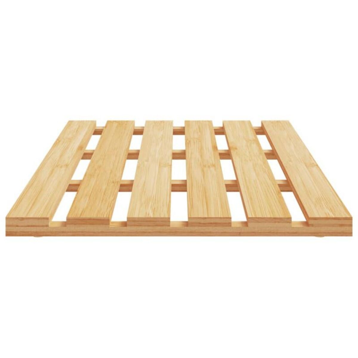 VIDAXL Tapis de bain bambou 54x36 cm