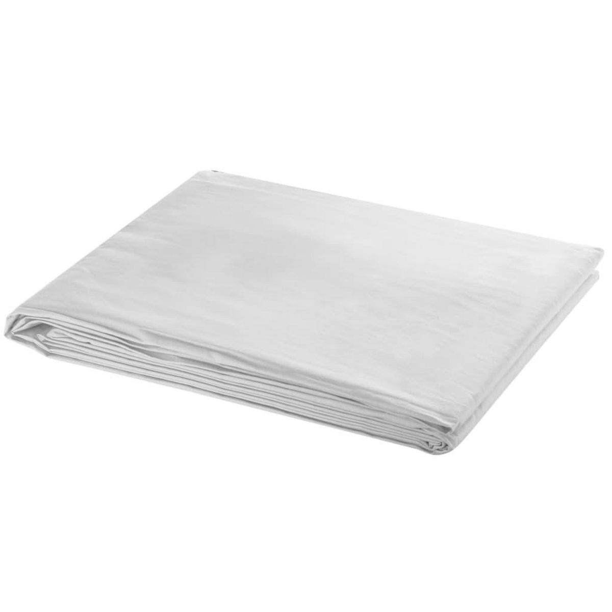 VIDAXL Support de fond telescopique et toile de fond blanc 3x5 m