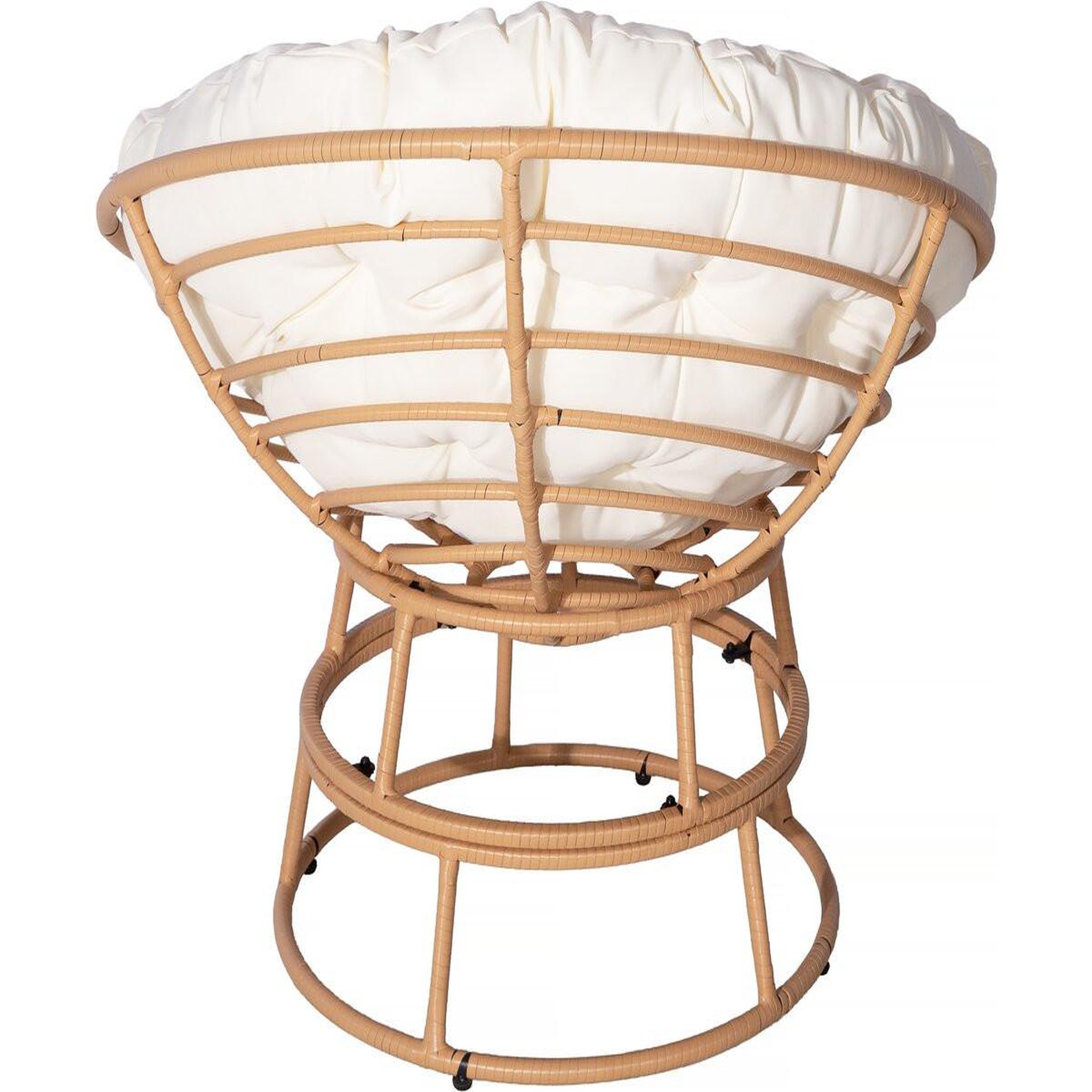 Voir la diapositive 4 : Habitat et Jardin Fauteuil papasan intérieur/extérieur style loveuse  bali  - ø91cm - beige