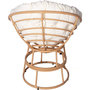 Voir la diapositive 4 : Habitat et Jardin Fauteuil papasan intérieur/extérieur style loveuse  Bali  - Ø91cm - Beige
