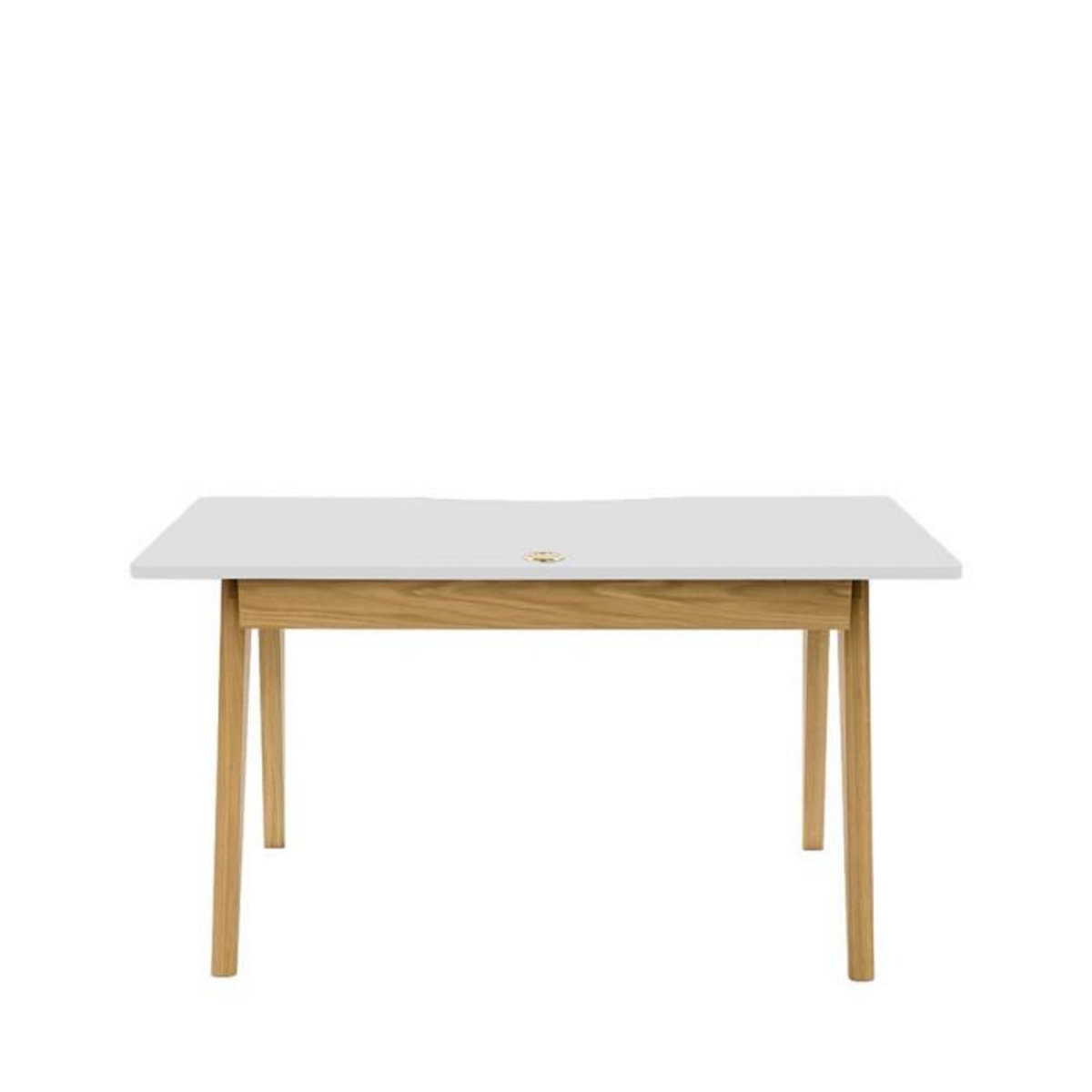 Paris Prix Bureau Design 2 Tiroirs  Nice  140cm Chêne & Blanc
