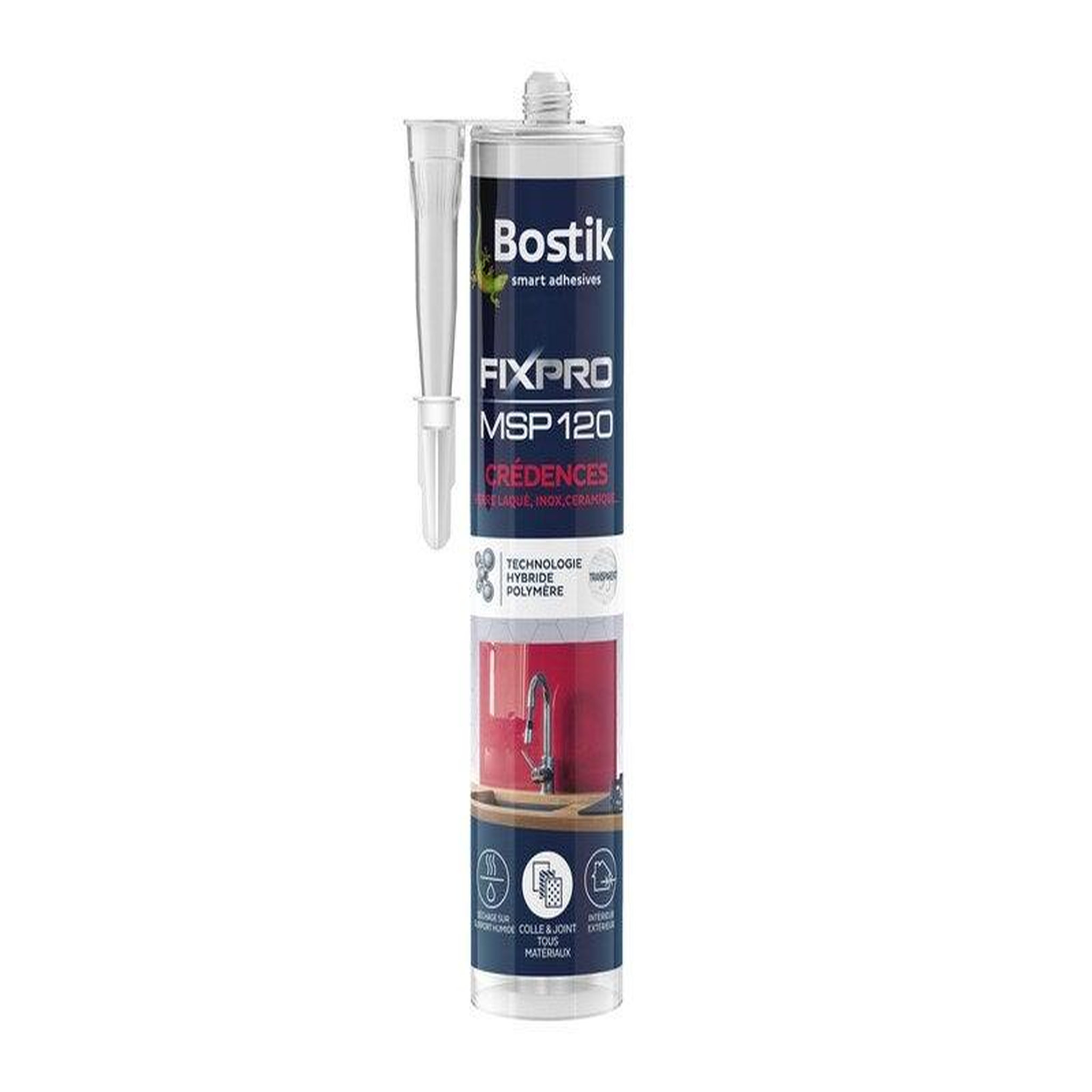 Bostik Colle joint int/ext polymere bostik fixpro msp 120 credences 290ml