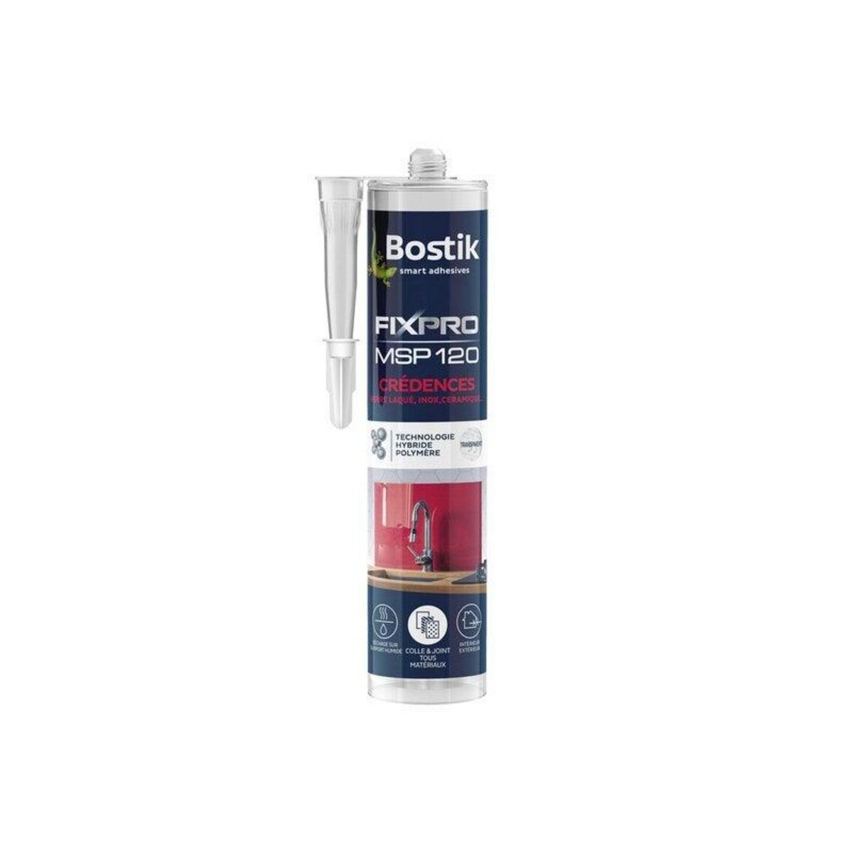 Bostik Colle joint int/ext polymere bostik fixpro msp 120 credences 290ml