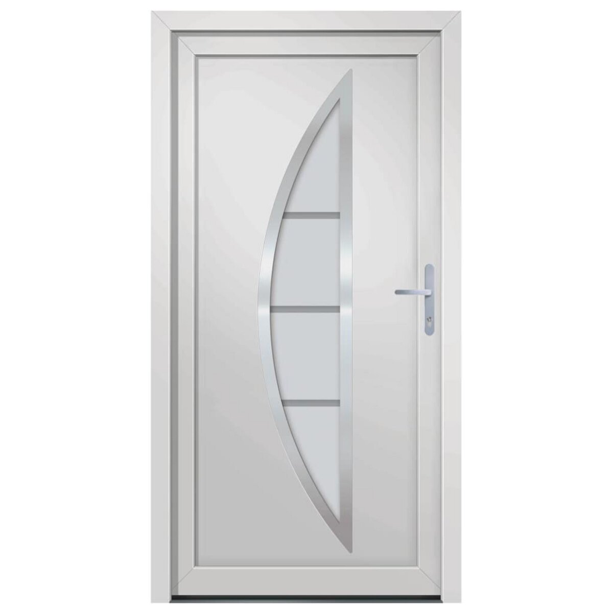 VIDAXL Porte d'entree blanc 98x190 cm PVC