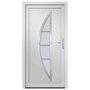 Voir la diapositive 3 : VIDAXL Porte d'entree blanc 98x190 cm PVC