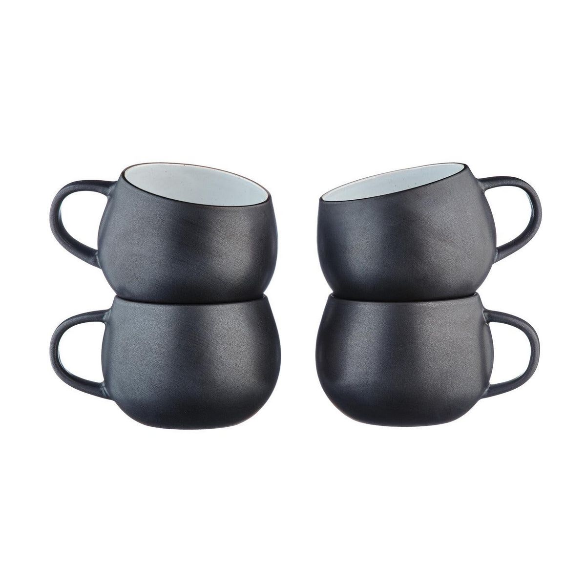 BJORN Mug GOURMET 70cl - 4 pièces - Onyx