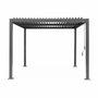 Voir la diapositive 4 : SWEEEK Pergola bioclimatique aluminium et acier lames orientables 3x3m Palace