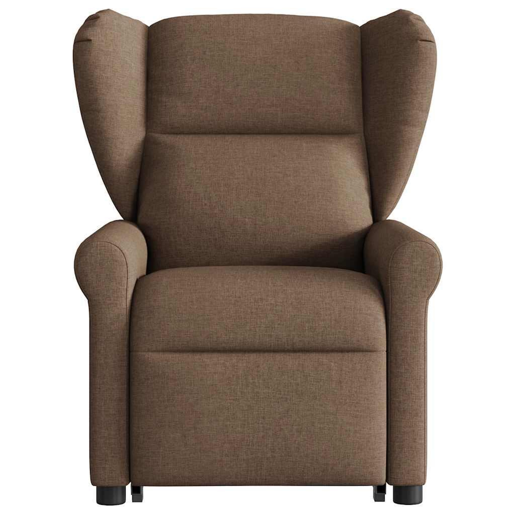 Voir la diapositive 4 : VIDAXL Fauteuil inclinable electrique marron tissu