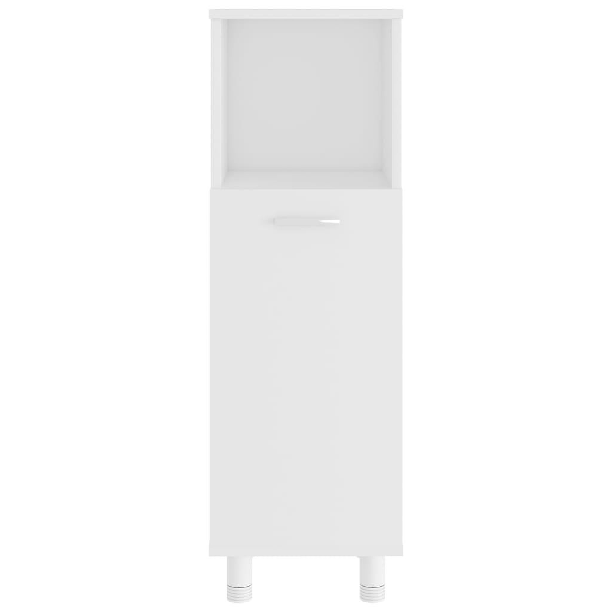 Voir la diapositive 5 : VIDAXL Armoire de salle de bain Blanc 30x30x95 cm Bois d'ingenierie