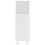 Voir la diapositive 5 : VIDAXL Armoire de salle de bain Blanc 30x30x95 cm Bois d'ingenierie
