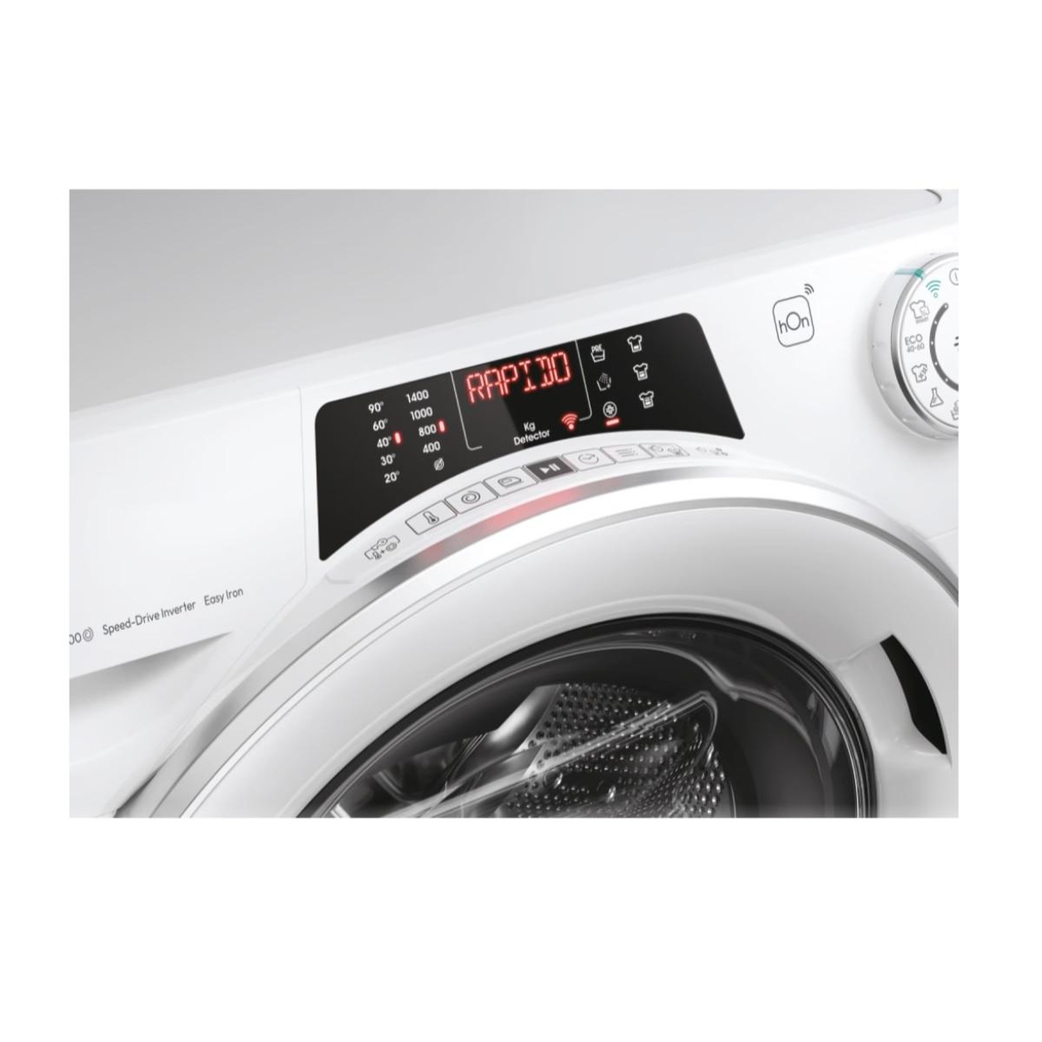 Voir la diapositive 5 : Candy Lave-linge frontal 12kg 1400 tours/min blanc - ro14126dwmst-s
