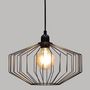 Voir la diapositive 2 : ATMOSPHERA Suspension  Azur  Noire en métal D30 Atmosphera